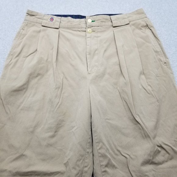 Tommy Hilfiger Pants Mens 36x30 Tan Ivory Pockets Cotton Lightweight - Picture 4 of 10